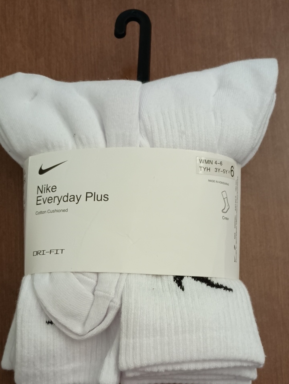 Nike White Crew Athletic Socks - Pack of 6